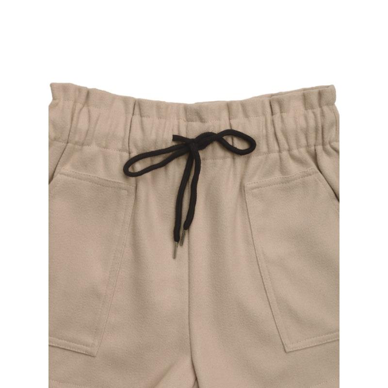 Женские брюки осенние повседневные эластичные твидовые шорты