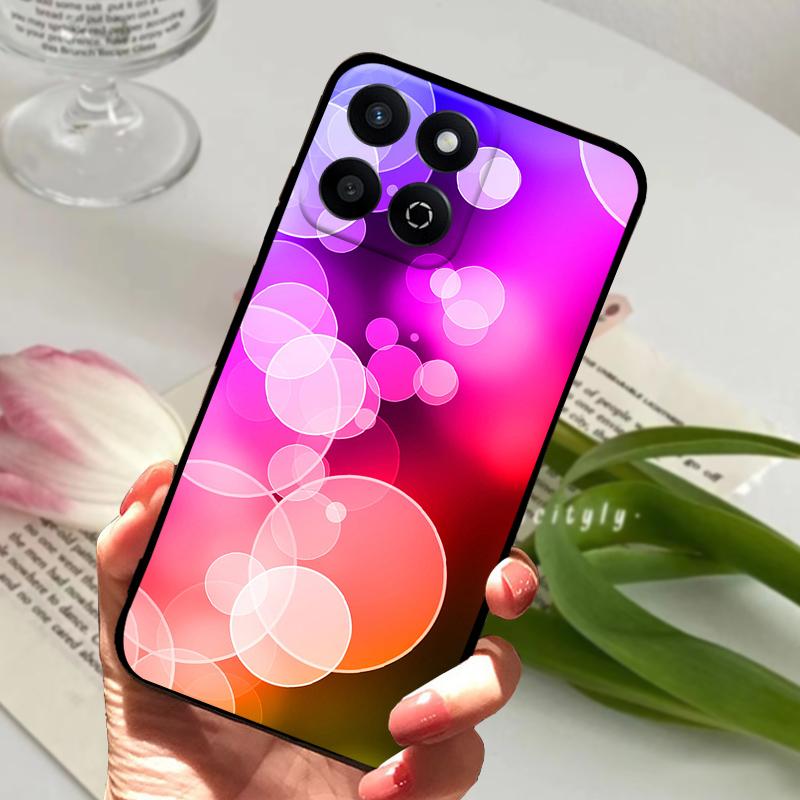 Чехол для Honor X7c 4G X 7c Геометрический дизайн Мягкий силикон ТПУ Задняя крышка телефона Для Huawei Honor X7c Ударопрочный бампер Сумки для телефона