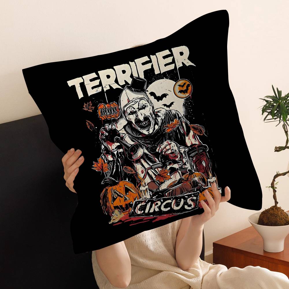 Film Funny TTerrifier Horror pillow cover sofa cushion cover home room decoration children gift