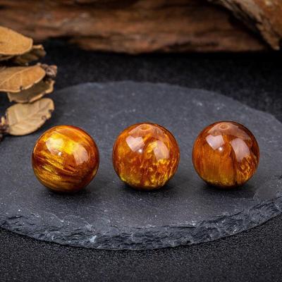 DIY Буддийские бусины Ювелирные изделия Аксессуары: Круглые бусины из смоляной проволоки с имитацией морской ивы, свободные бусины