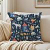 Lonomycin Pillow Finnish Illustrator Art Cushion Cushion Cover Pillowcase Antidustmite living Room Sofa Decor Cushion Room