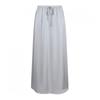 [Shop  ] Women S waiStband Up To 88 Satin Long Skirt Fwb wSk 21220 Light Gray