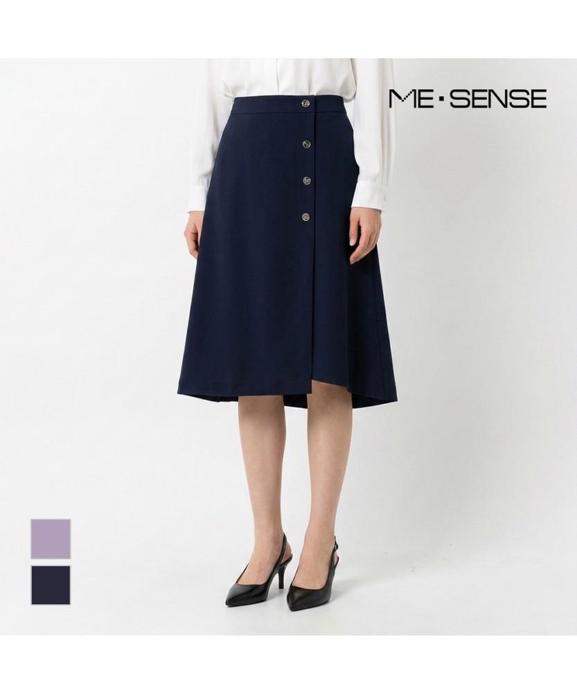 Юбка-трапеция с боковой пуговицей MESENSE_Mb32Skm101Z