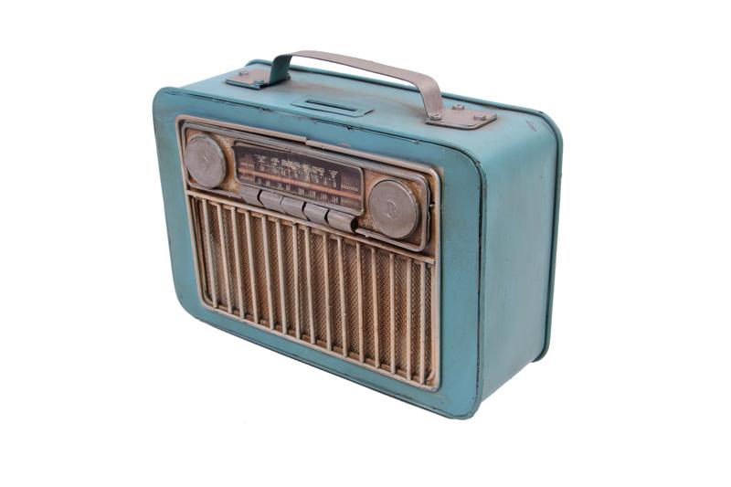 Dekoratif Metal Radyo Kumbaralı