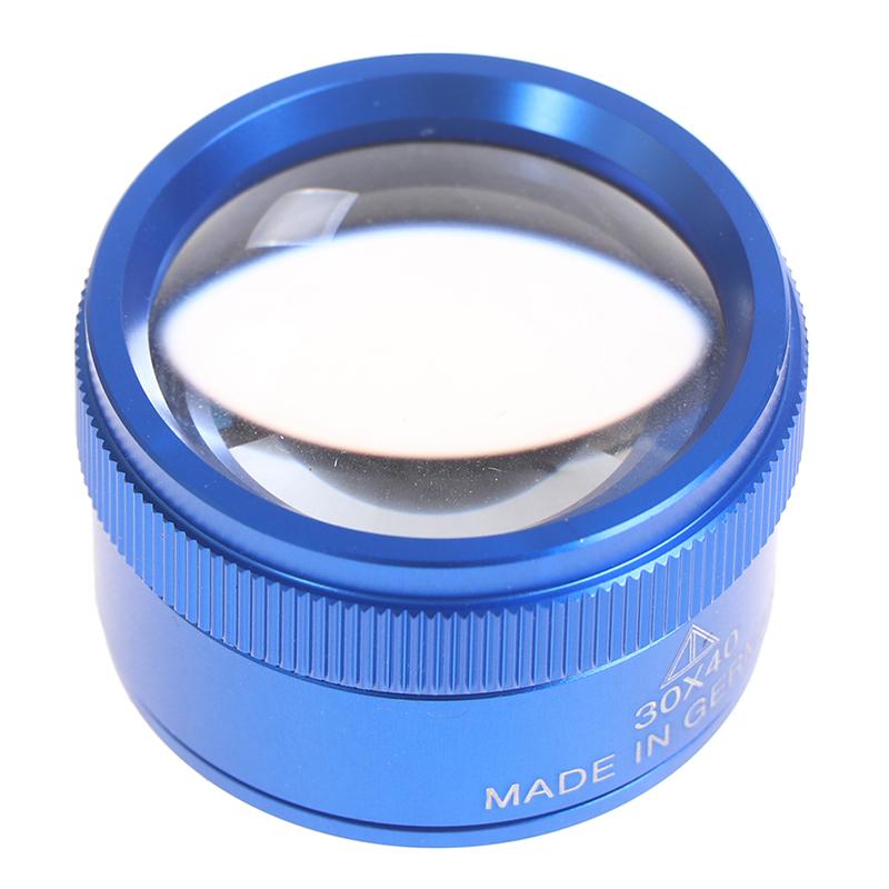 Premium 30X 40Mm Measuring Magnifier Magnifying Glass Lens Loop Microscope
