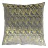 [Q3823] - Бархатная подушка «Кактус» золотисто-серого цвета, 40 см.