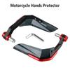 Aluminum Alloy ABS Falling Protector for Motorcycle Scooter Mountain E-Bike Handguards Motorcycle Hands Guards Windproof Handlebar End Install