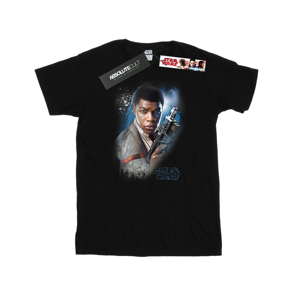 Star Wars Mens The Last Jedi Finn Brushed T-Shirt