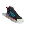 adidas Кеды Neo City Canvas Hi Ssjf X Улица Сезам X Jf 'Черный Синий Розовый' GY2189