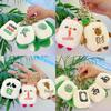 Cartoon Mahjong Plush Doll Keychain Charm