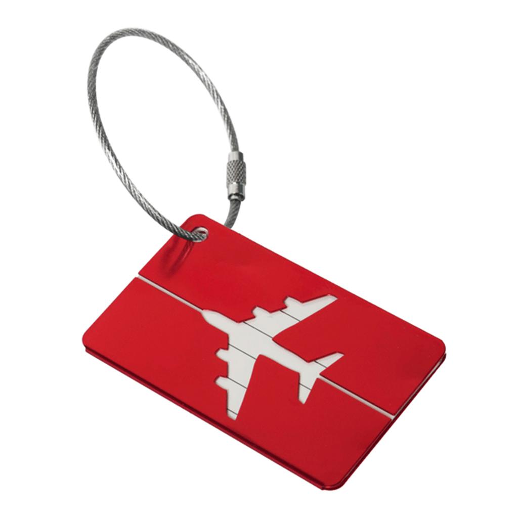 Suitcase Tags Luggage Tag Baggage Backpack Tags with Metal Loop Name ID Address Card Baggage Identifier Travel Accessory