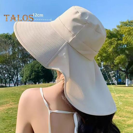 Женская шляпа от солнца с большими полями, солнцезащитный дизайн, дышащая шляпа с защитой от ультрафиолета, однотонная, регулируемая, с завязками, шляпа для чая на открытом воздухе