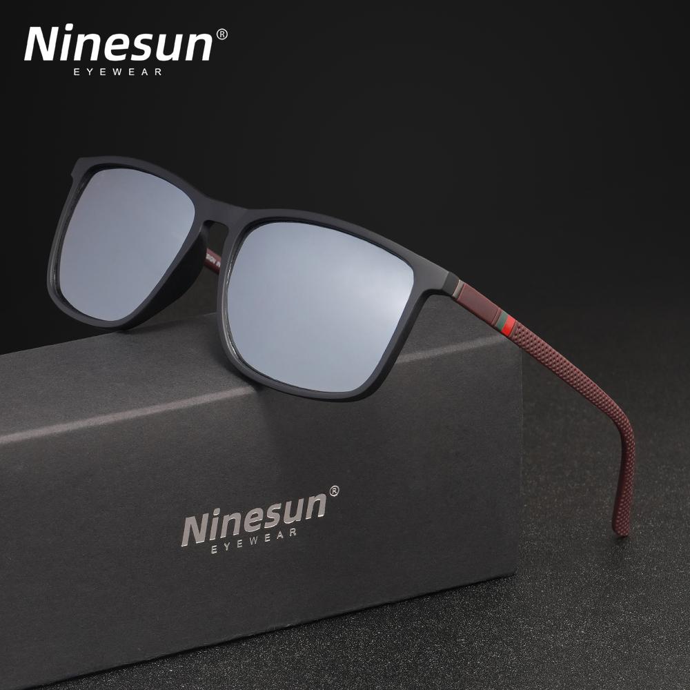 NINESUN Men/Women Sunglasses Polarized UV400 Protect Ultralight Rectangle Fishing Glasses Driving Anti-Glare Mirror Lens