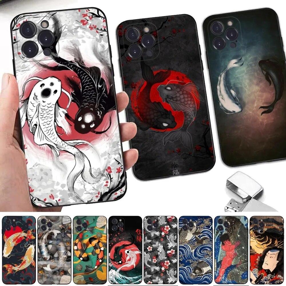 Чехол для телефона «Инь Ян» для iPhone Samsung Galaxy Redmi Xiaomi Oppo OnePlus Note SA 7 8 9 10 11 12 13 14 20 21 22 23 53 54 Pro Max Ultra TPU Soft