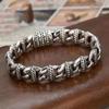 Xsl Jiamei S925 Thai Silver Pig Nose Bracelet Men 'S Trendy European And American Retro Bracelet Neutral High Jewelry