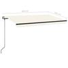 Automatic Retractable Awning 450 x 350 cm Cream