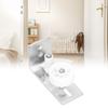 Carbon Steel Floor Guide Silver Sliding Door Hardwares Hardware Door Roller Guide  Doors