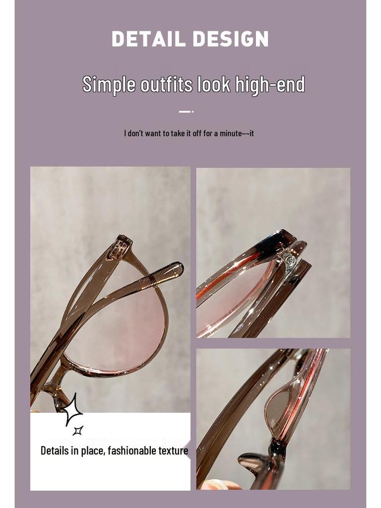 Стильные градиентные солнцезащитные очки «кошачий глаз»: Унисекс Легкий Инс Уличный Стиль.