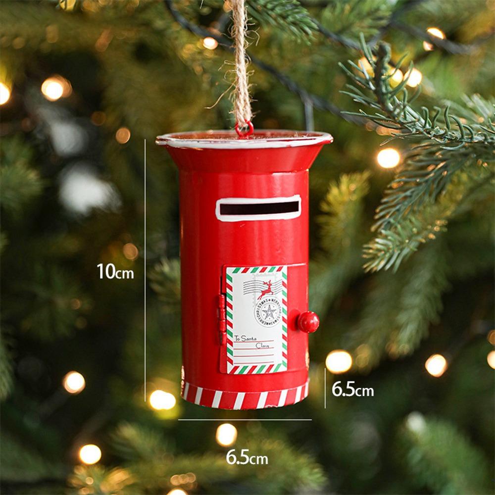 Santa Clasu Xmas Ornament Pendant Mailbox Xmas Decor Christmas Tree Ornament Christmas Celebration