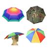 MUQZI Sports Accessory Unique Umbrella Hat Adjustable Bright Dust-proof