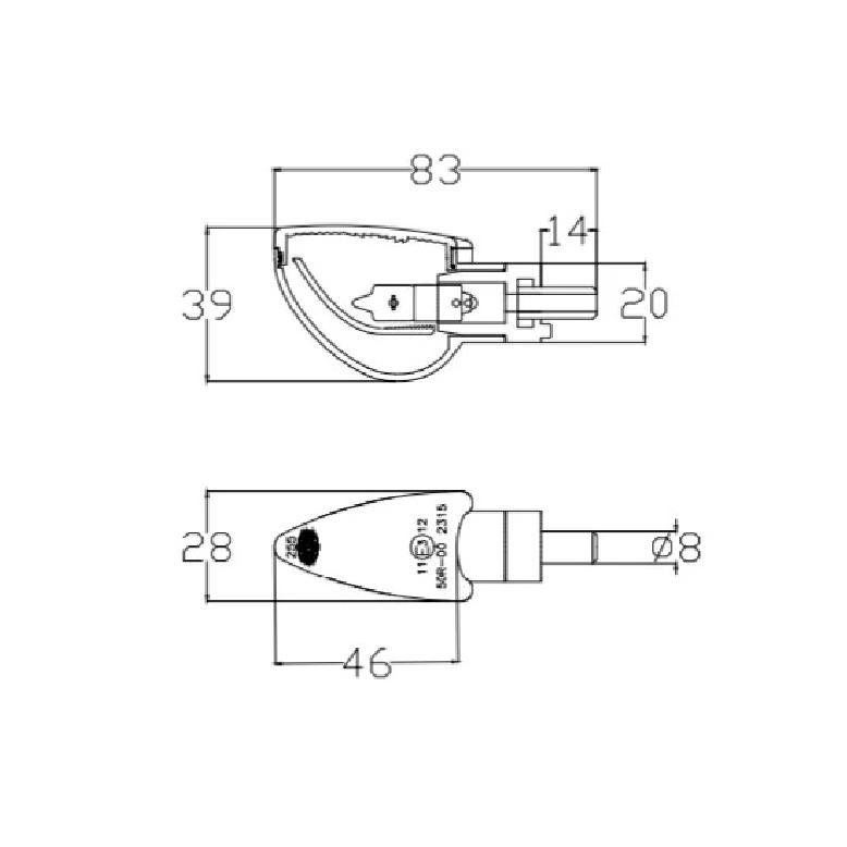 Motorcycle Bulb Turn signal Indicator Blinker Flasher Lamp Waterproof Light E-mark