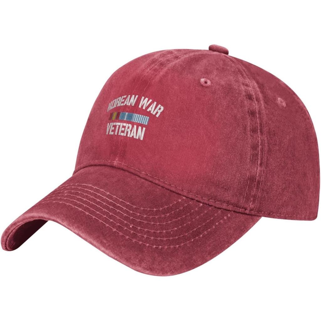 Korean War Veteran Baseball Cap Washed Cotton Adjustable Dad Hat Unisex Casual