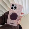 Премиальный чехол для iPhone 16 в полоску, ретро-коричневая подставка для Apple 17, iPhone 15 Pro Max, совместим с несколькими моделями iPhone