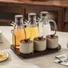 Ru Han Ceramic Titmouse Seasoning Jar Set