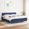VidaXL Divan Bed with Mattress Blue 180x200 Cm Fabric - Model 3140479