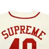 Supreme Твил Бейсбольная майка 40 Acres Натуральный