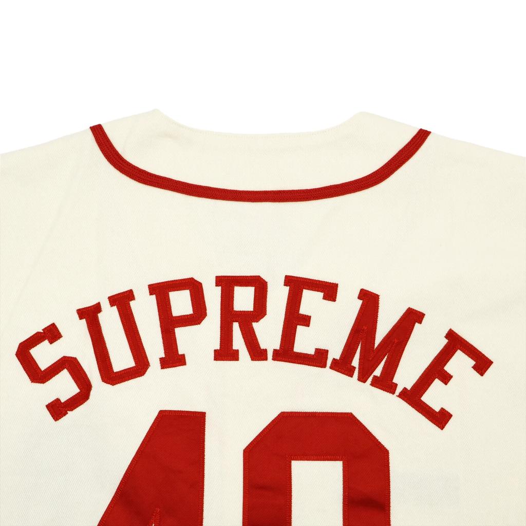 Supreme Твил Бейсбольная майка 40 Acres Натуральный