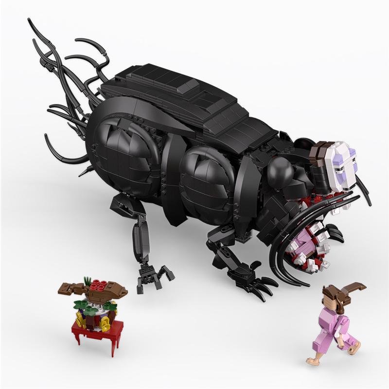 Buildmoc Аниме Безликий Человек Монстры Унесенные Призраками MOC Набор Строительные Блоки Комплекты Игрушки для Детей Детские Подарки Игрушка 1107ШТ Кирпичики