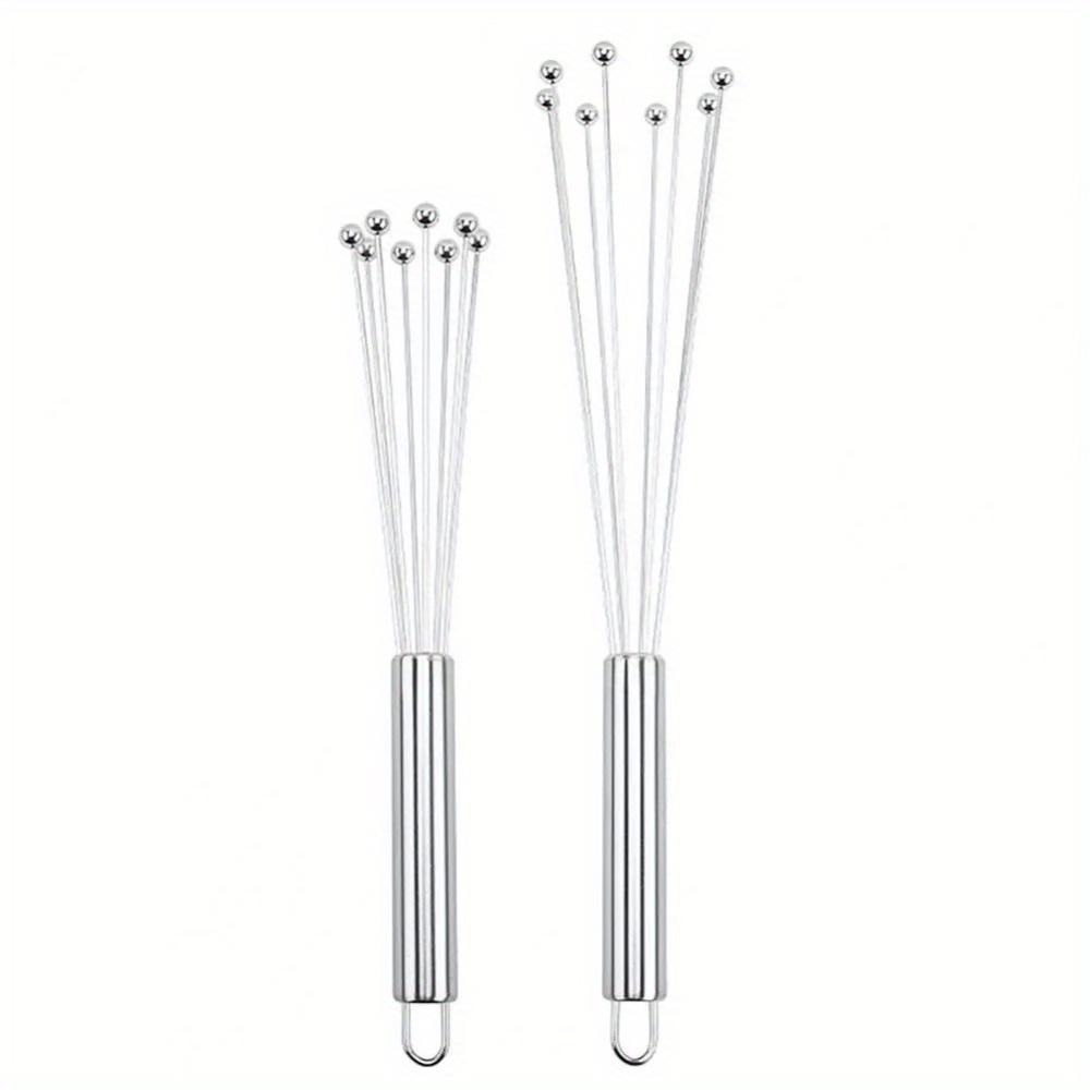 1 шт. ручной венчик для взбивания яиц, нержавеющий, набор венчиков с бусинами для взбивания яиц, ручной венчик для яиц и крема, кухонные инструменты для выпечки