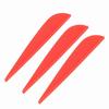 12 PCS 3 Inches Feather DIY Arrow Fletching Accessories for Archery Hunting Shooting(Red)