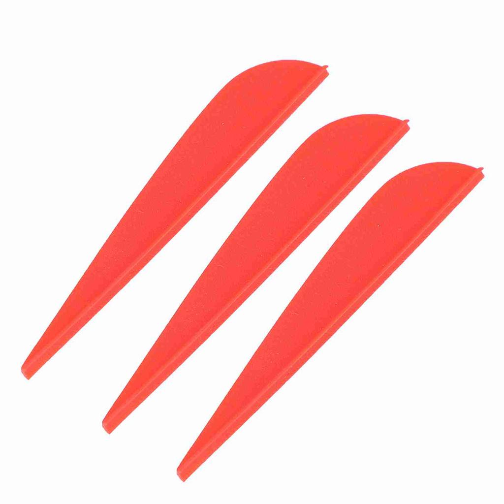 12 PCS 3 Inches Feather DIY Arrow Fletching Accessories for Archery Hunting Shooting(Red)