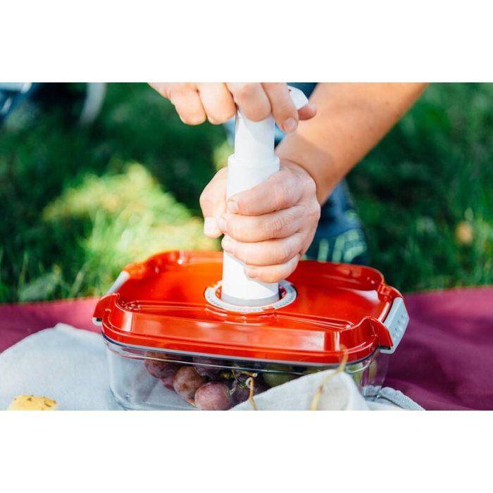 STATUS Set De 5 Pots Sous Vide, 157530, Blanc