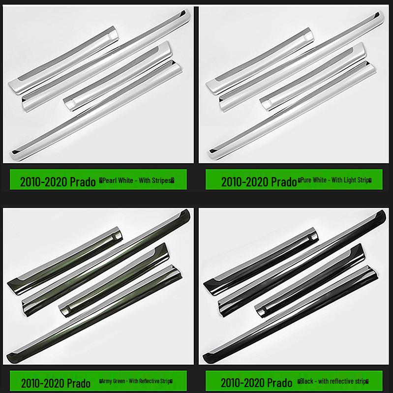 Накладка на кромку двери Prado от царапин и ударов (Модели 2010-2023 гг.)