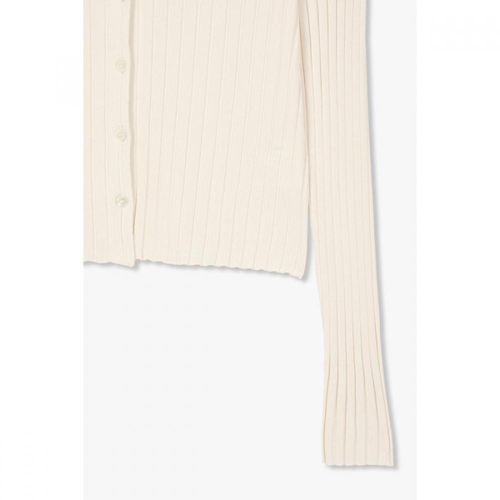 Studio Tomboy Women S Ribbed Two Way Cardigan 9106251202