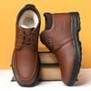 Мужская модная кожаная обувь Формальная деловая рабочая повседневная обувь Верхняя одежда Низкие кеды Ленивые слипоны