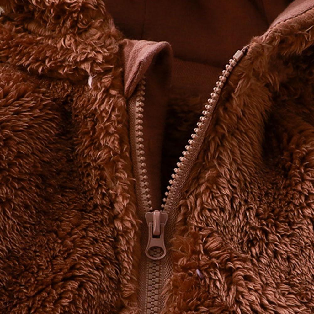 Детский теплый комбинезон с капюшоном, однотонный комбинезон на молнии для младенцев