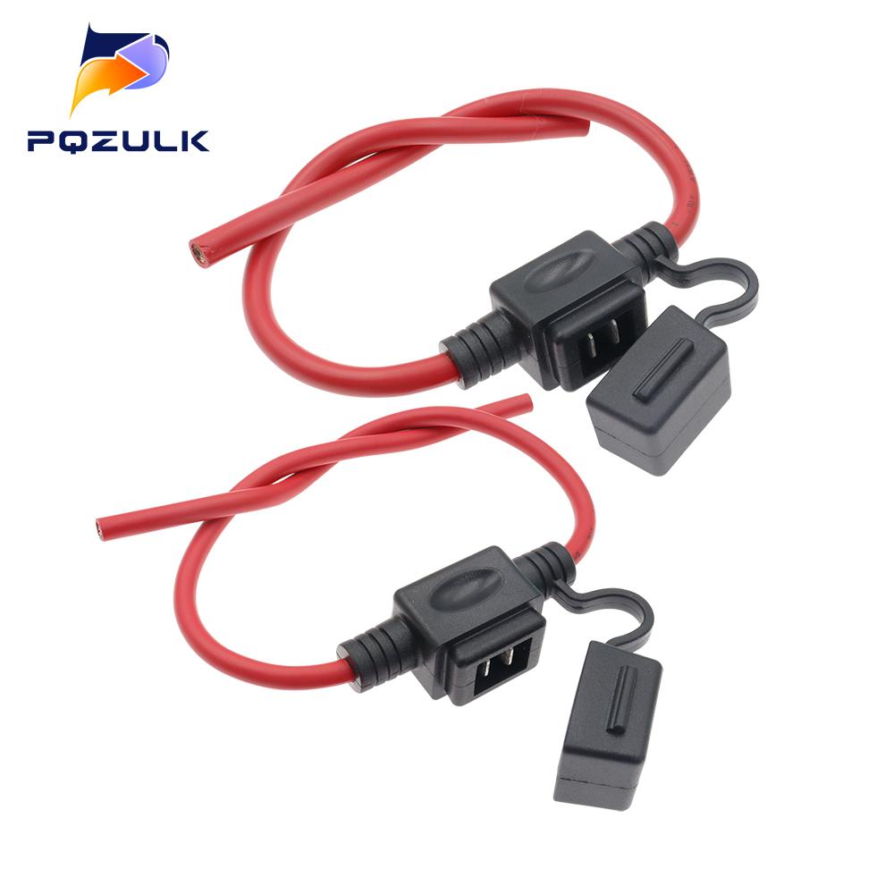 Car Waterproof Square Fuse Holder 32V long Feet Male Fuse 12AWG 10AWG 8AWG Mini Square Fuse Waterproof Fuse Box Fuse Holders1