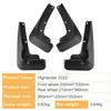 4 Pcs/set Mudguards for Toyota Highlander   2024 Fender Mud Flap Guard Splash Car Auto Styline Front Rear Accessories