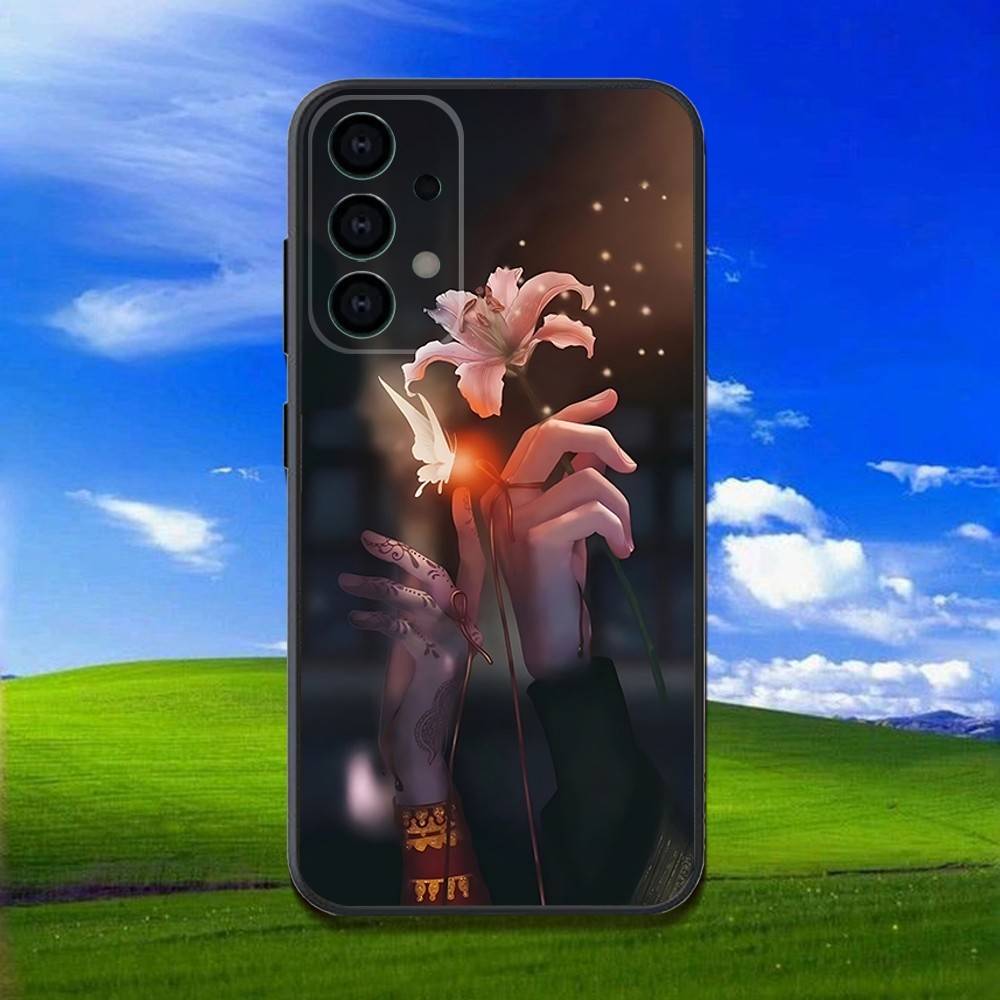 Чехол для телефона Romance Club для Samsung Galaxy A13, A21s, A22, A31, A32, A52, A53, A71, A80, Мягкий черный корпус