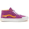 Vans Skate Grusoe Leather Casual Mid-Top Skate Shoes Unisex Sneakers Purple Yellow VN0A5FCG3VY