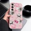 Cherry Bowknots Lips Disco Ball Pattern Case For Samsung Galaxy A57 A56 A55 A54 5G A37 A36 A35 A34 A17 A16 A15 A14 Leather Texture Silicone Cover