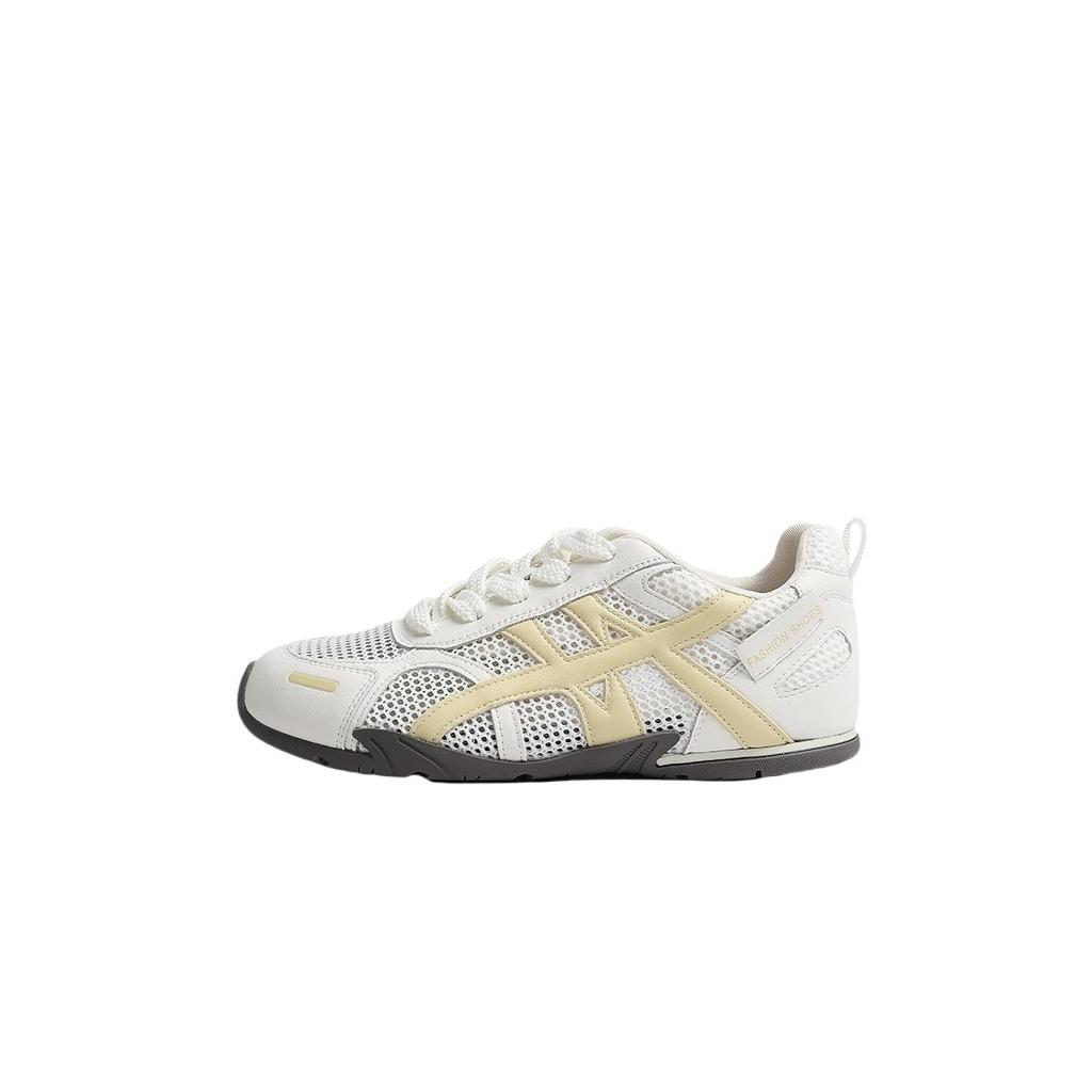 Ретро цветовая гамма, сетчатые дышащие немецкие тренировочные туфли, женские, 2025 новая мода, универсальные, удобные, легкие, повседневные туфли Форреста Гампа