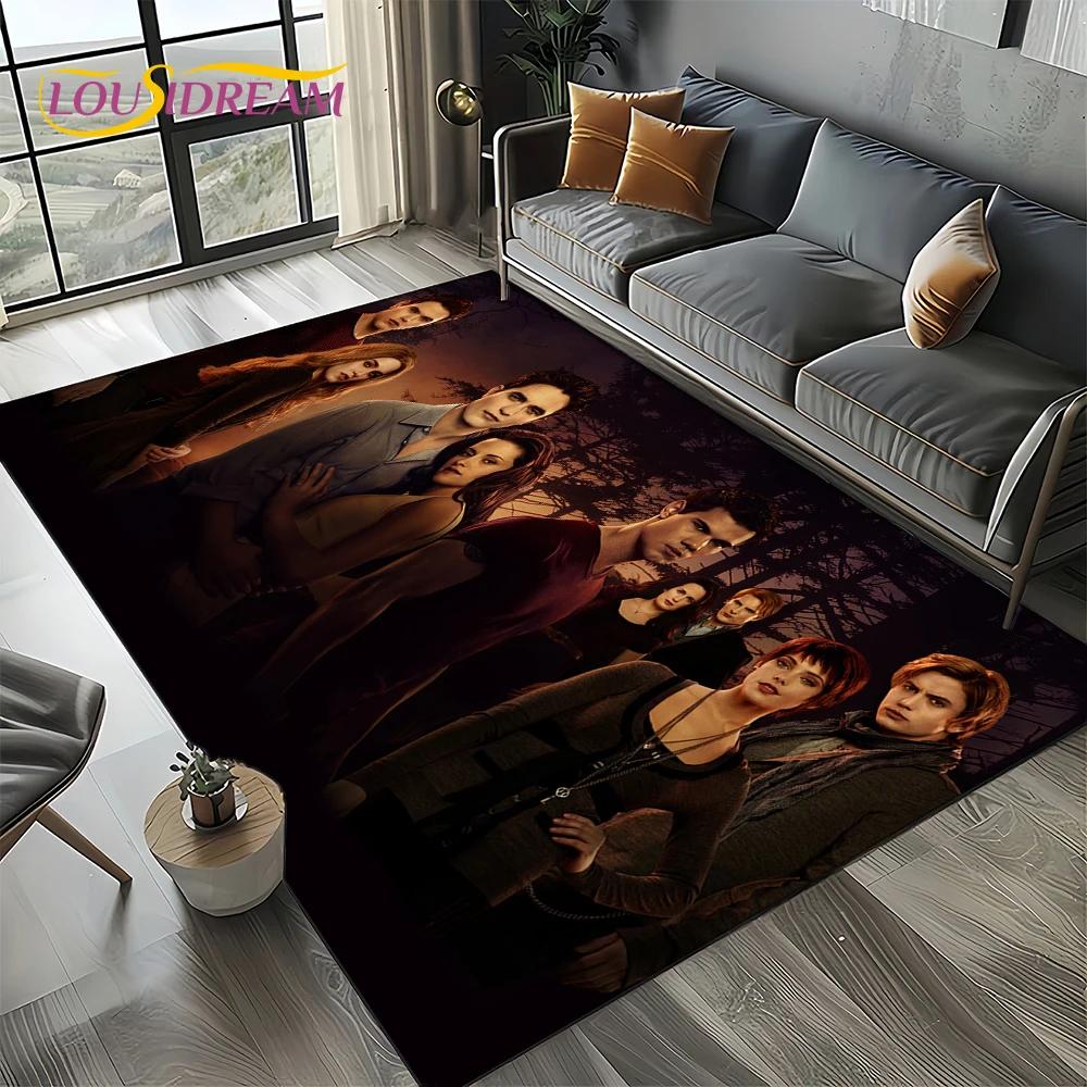Twilight Saga Series Edward Bella Movie Carpet Rug for Living Room Bedroom Home Sofa Decoration,Kids Area Rug Non-slip Floor Mat