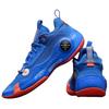 Li Ning WOW 10 износостойкие низкие мужские баскетбольные кроссовки синие ABAS083-35