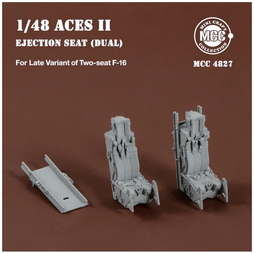 Minecraft Collection Late Model ACESII Ejection Seat 2 Pieces Пластиковые детали модели MCC4827 1/48 F-16 Two-Seater (Самолет)