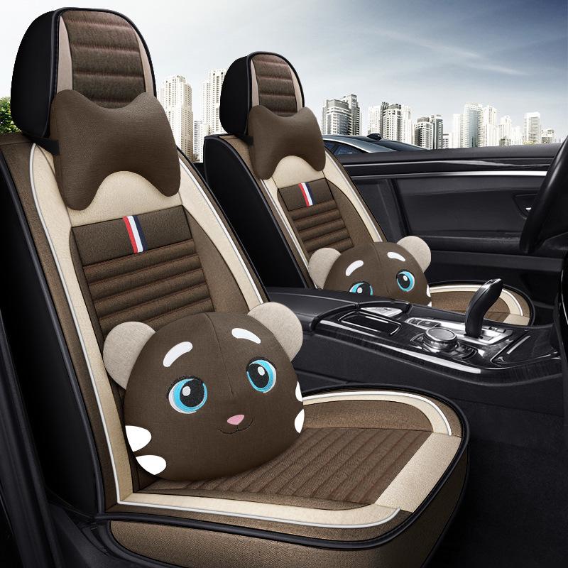 Winning Taurus Maverick Everest Buckwheat Hull Car Seat Cushion: Universal, Health-Focused, Cartoon Design for All Seasons